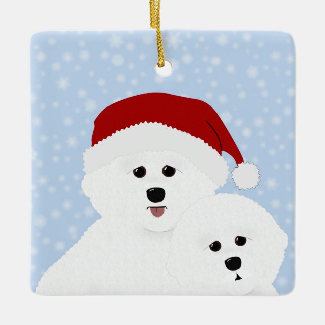 Bichon Frise Ornament (Front)