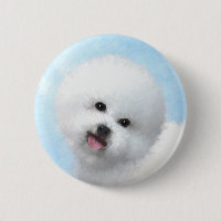 Bichon Frise Painting - Cute Original Dog Art