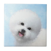 Bichon Frise Painting - Cute Original Dog Art