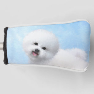 Bichon Frise Painting - Cute Original Dog Art Golf Head Cover