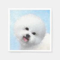 Bichon Frise Painting - Cute Original Dog Art