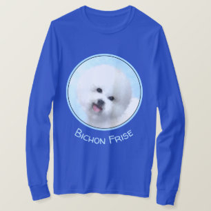 Bichon Frise Painting - Cute Original Dog Art T-Shirt