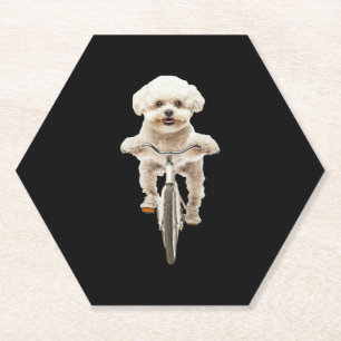 Bichon Frise Paper Coaster