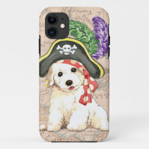 Bichon Frise Pirate iPhone 11 Case