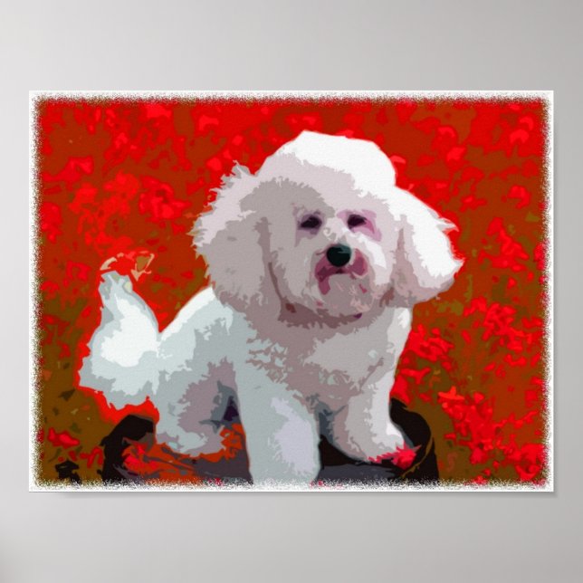 Bichon Frise Pop Art Prints (Front)