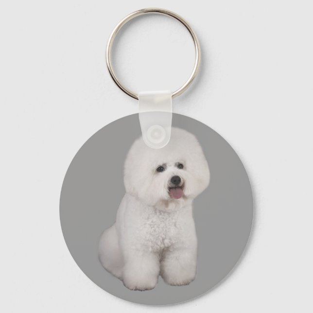 Bichon Frise Precious Keychain (Front)