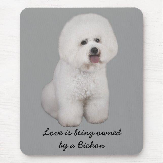 Bichon Frise Precious Mousepad (Front)