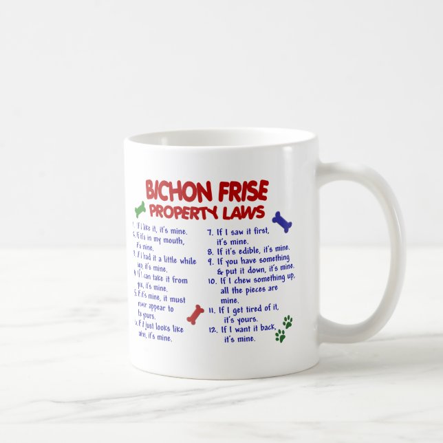 BICHON FRISE Property Laws 2 Coffee Mug (Right)