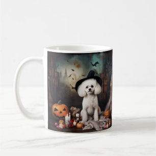 Bichon Frise Pumpkins Halloween Scary Coffee Mug
