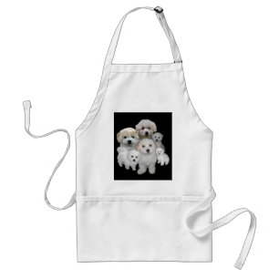 Bichon Frise Puppies Apron