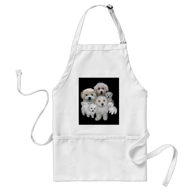 Bichon Frise Puppies Apron (Front)