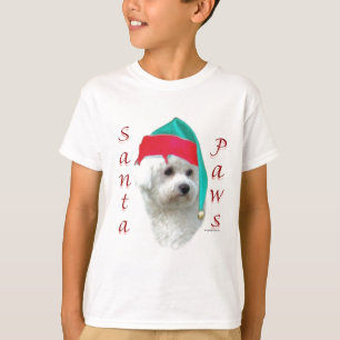Bichon Frise Santa Paws T-Shirt