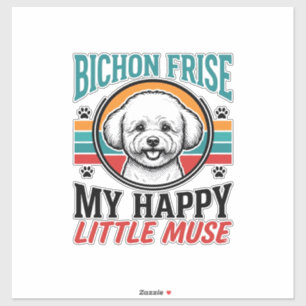 Bichon Frise Shirt Vintage Spirit Dog Art_1