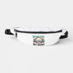 Bichon Frise Shirt Vintage Spirit Dog Art_1 Bum Bags