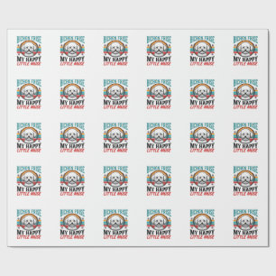 Bichon Frise Shirt Vintage Spirit Dog Art_1 Wrapping Paper