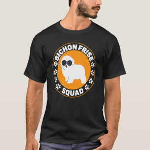 Bichon Frise Squad Curly Hair Pup Puppy   T-Shirt