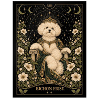 Bichon Frise, Starlit Tarot Art