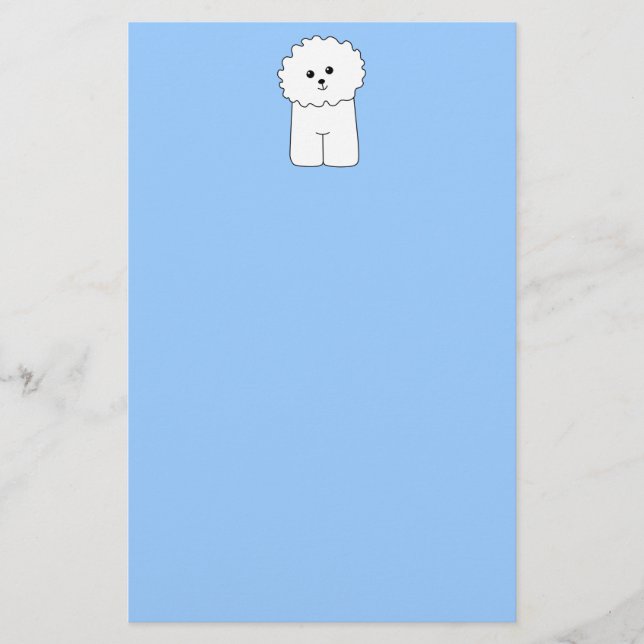 Bichon Frise. Stationery (Front)