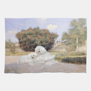Bichon Frise Tea Towel