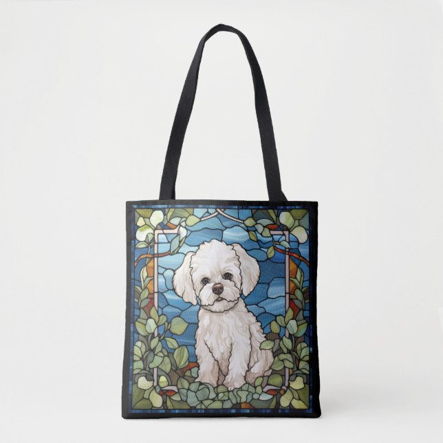 Bichon Frise Tote Bag (Front)