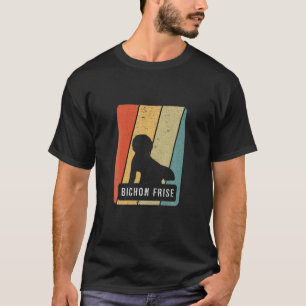 Bichon Frise Vintage Dog Dogs Paw Paws Dog School T-Shirt