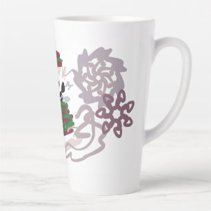 Bichon Frise Winter  Latte Mug