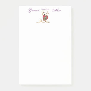 Bichon Heart Mum Post-it Notes