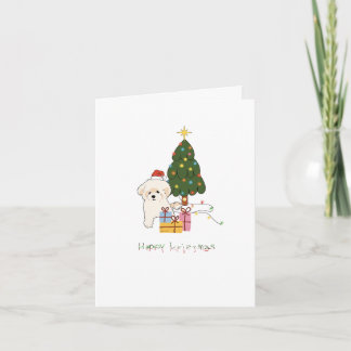 Bichon Holiday Card
