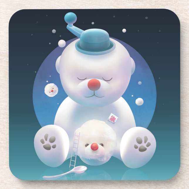Bichon Ice Shaver Dreamland Coaster (Front)