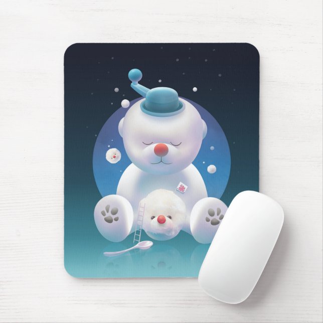 Bichon Ice Shaver Dreamland Mouse Pad (With Mouse)
