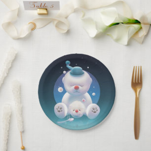 Bichon Ice Shaver Dreamland Paper Plate