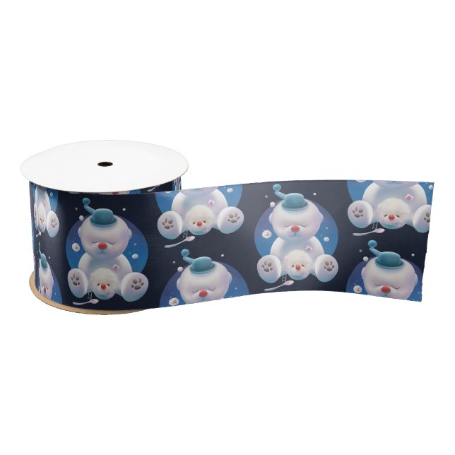 Bichon Ice Shaver Dreamland Satin Ribbon (Spool)