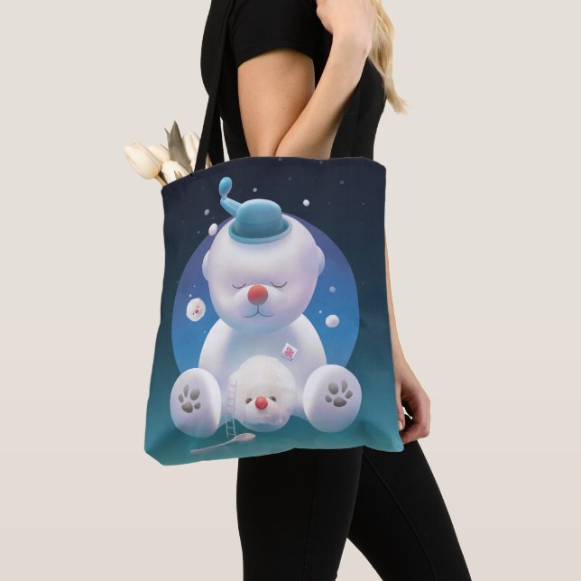 Bichon Ice Shaver Dreamland Tote Bag (Close Up)