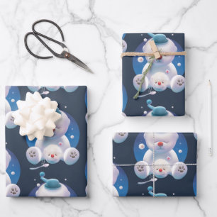 Bichon Ice Shaver Dreamland Wrapping Paper Sheet