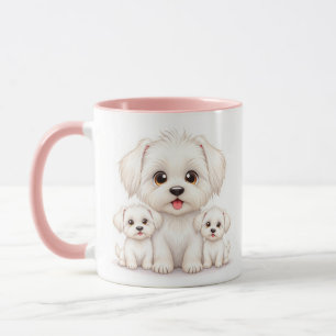 Bichon Maltese Family Mug - Adorable Gift for Dog