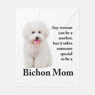 Bichon Mum Fleece Blanket