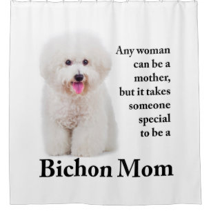 Bichon Mum Shower Curtain