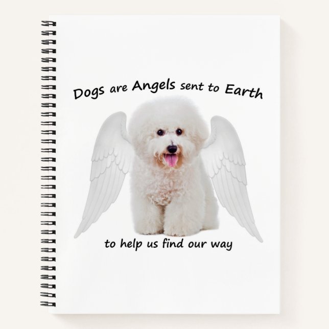 Bichons are Angels Notebook (Front)