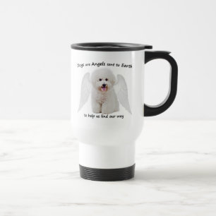 Bichons are Angels Travel Mug