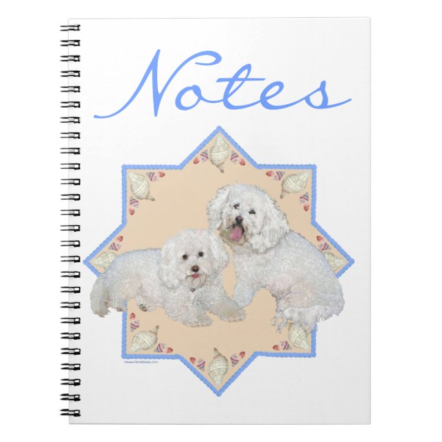 Bichons Beach Days Notebook (Front)