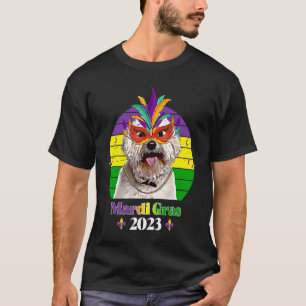 Bichons Frise Party Dog Mardi Gras 2023 T-Shirt