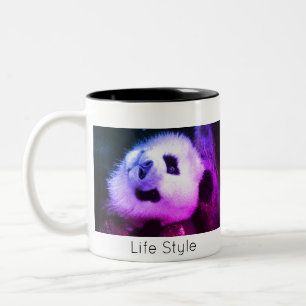 Bicolor Bear Panda Life Style Trending Two-Tone Coffee Mug
