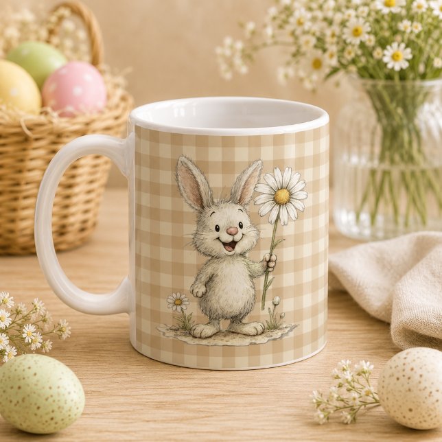 Bicolor Happy Easter Coffee Mug (Creator Uploaded)