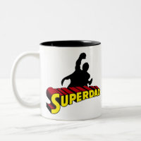Bicolor Super Dad. Super Papa. Super Dad