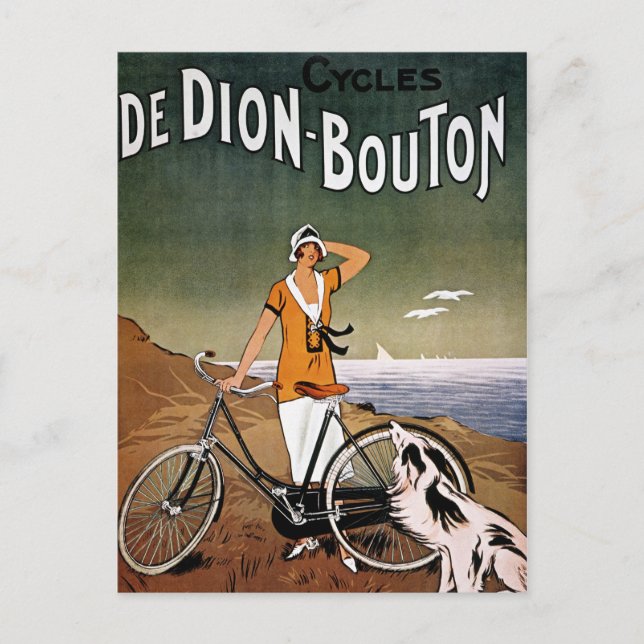 Bicycle Ad, 1925 Postcard (Front)