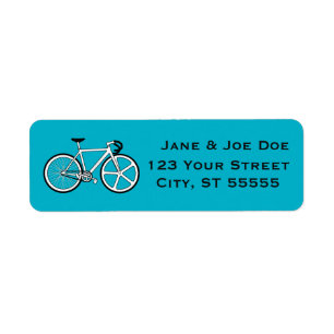 Bicycle Address Labels