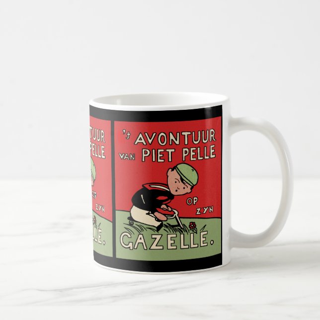 Bicycle Adventures of Piet Pelle Coffee Mug (Right)