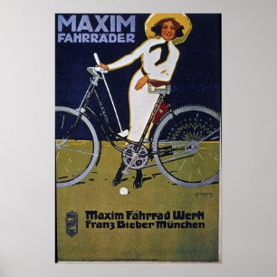 Bicycle Advertising Vintage Poster