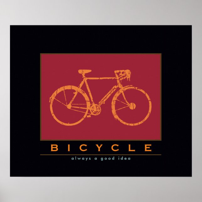 bicycle, always a good idea poster (Front)
