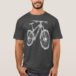 Bicycle Amazing Anatomy Mountain Bike  T-Shirt